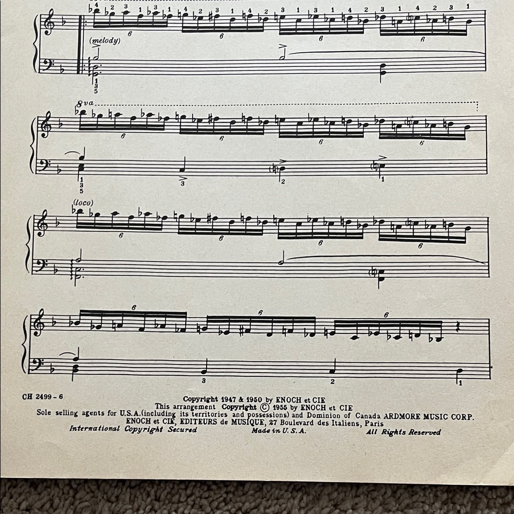 Vintage Sheet Music Set 1947 and 1929 - Picture 2 of 3